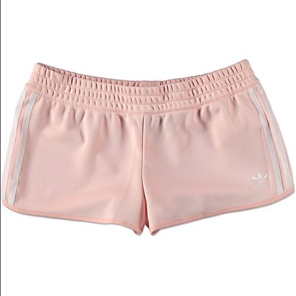 light pink adidas shorts